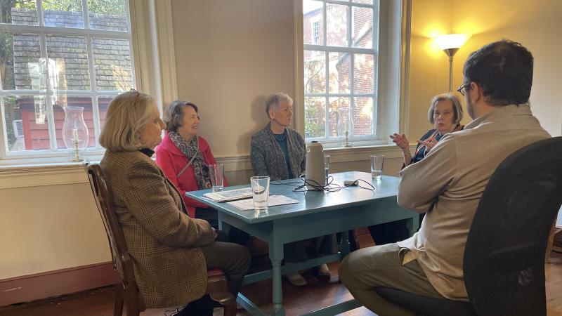 Oral History interview with five people being recorded using Owl