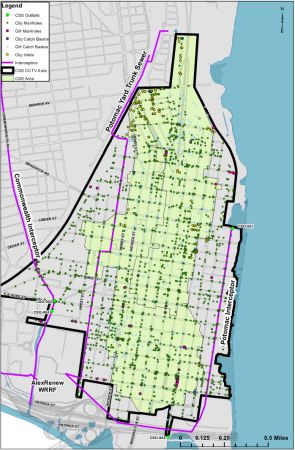 Old Town Sanitary Sewer Project Area